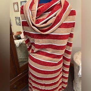 Vintage 1960’s 1970’s Retro Knit Fabric 1-1/2 Yards